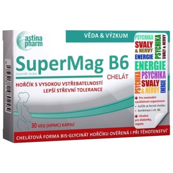Astina SuperMag B6 CHELÁT cps.30