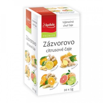 Apotheke Zázvorovo citrusové čaje 4v1 20x2g