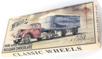Čokoláda Belgická Classic Wheels ml.s lísk.oř.400g