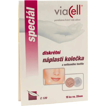 Viacell C120 náplasti kolečka 25mm 25ks