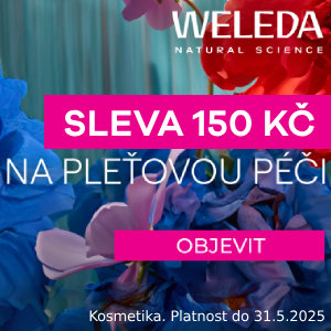 SLEVA 150 Kč na vybrané produkty Weleda do 31.5.2025
