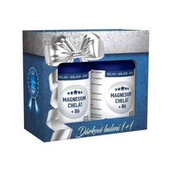 Magnesium chelát + B6 cps.2x100 dárkové balení 1+1