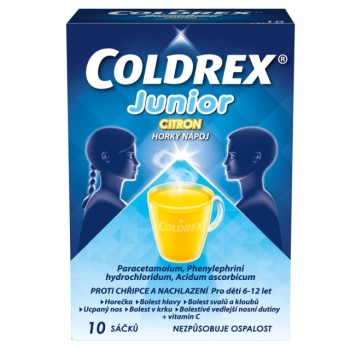 Coldrex Junior citron por.plv.sol.scc.10