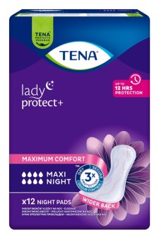 TENA Lady Protect+ Maxi Night ink.vlož.12ks 760985