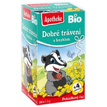 Apotheke Dětský Pohádkový čaj Dobré trávení BIO 20x1.5g