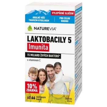 Swiss NatureVia Laktobacily 5 Imunita