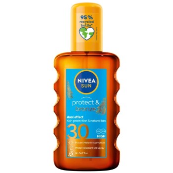 Nivea Sun olej na opalování ve spreji podporující zhnědnutí OF30 200ml