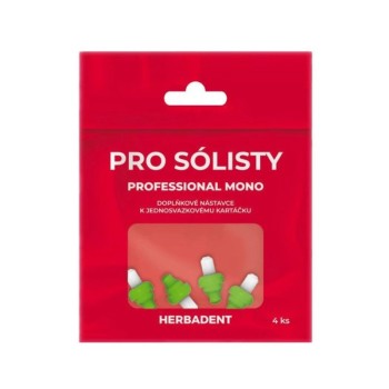 HERBADENT PROFESSIONAL MONO náhradní nástavce 4ks