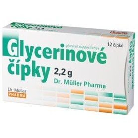 Dr.Müller Glycerinové čípky 2.2g 12 čípků