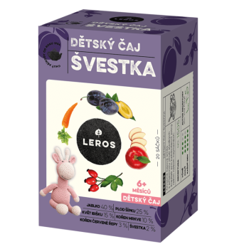 LEROS Dětský čaj Švestka 20x2g