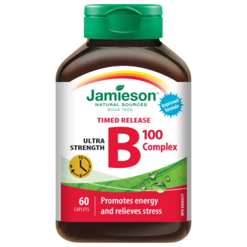 JAMIESON B-komplex 100mg s postupným uvolň.tbl.60