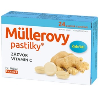 Dr.Müller Müllerovy pastilky se Zázvorem 24ks CZ/SK