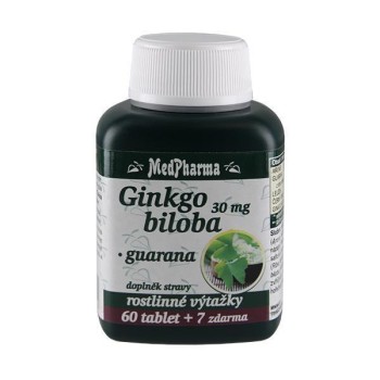 MedPharma Ginkgo biloba + Guarana 67tab