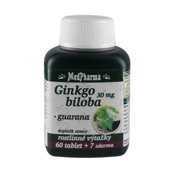 MedPharma Ginkgo biloba + Guarana 67tab