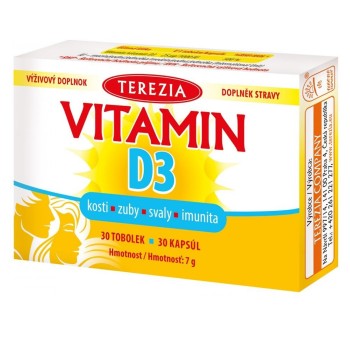 Terezia Vitamín D3 1000 IU 30tob