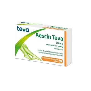 Aescin Teva 20mg tbl.ent.120