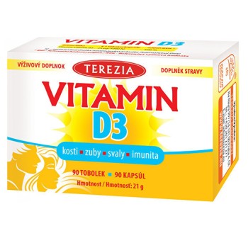 Terezia Vitamín D3 1000 IU 90tob