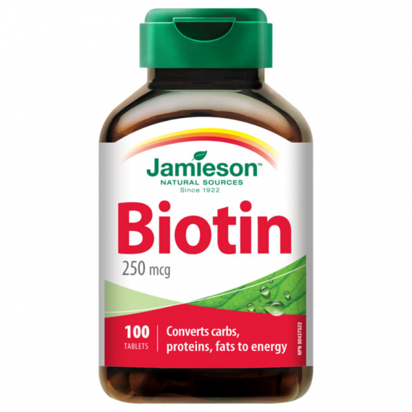 JAMIESON Biotin 250 mcg tbl.100