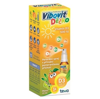 Vibovit Déčko Vitamin D3 500IU sprej 10ml