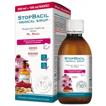 StopBacil Medical sirup Dr. Weiss 200+100ml NAVÍC