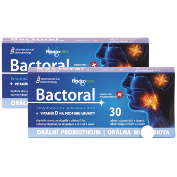 Favea Bactoral + Vitamín D 2 x 30 tablet