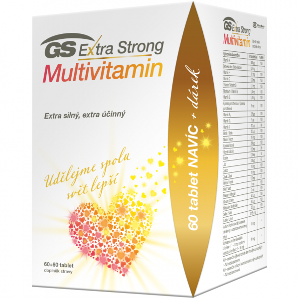 GS Extra Strong Multivitamin 120 tablet dárkové balení