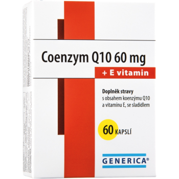 Coenzym Q10 60 mg + E vitamin Generica cps.60