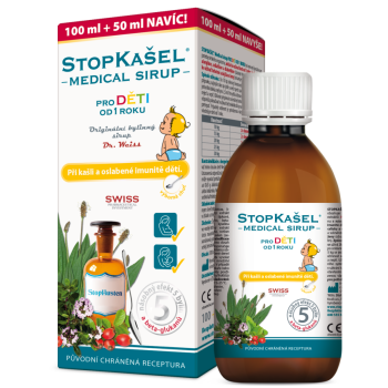 STOPKAŠEL Medical sirup OD 1 ROKU 100+50ml NAVÍC