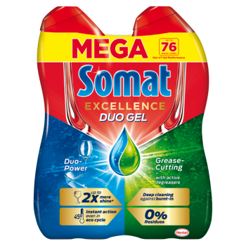 Somat gel do myčky Excellence Anti-Grease Mega 76 dávek