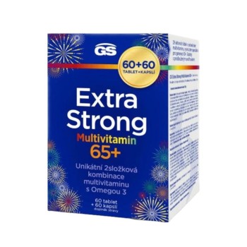 GS Extra Strong Multivitamin 65+, 60 tablet + 60 kapslí
