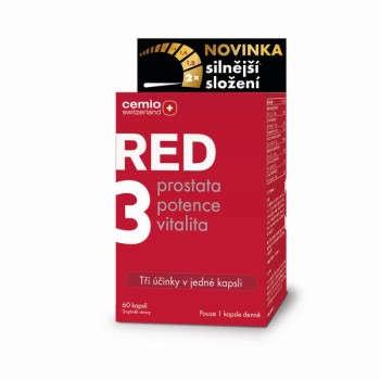Cemio RED3 60 kapslí NOVÝ