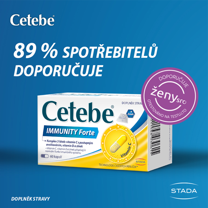 Cetebe vitamin C 500mg 60 kapslí. Foto 8