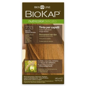 BIOKAP Barva na vlasy 7.33 Blond zl.pšenice 140ml
