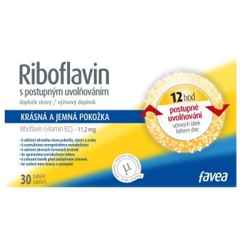 Favea Riboflavin s postupným uvolňováním 30tbl