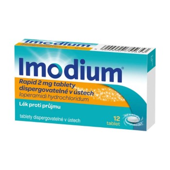 Imodium Rapid 2mg,12 perorálních tablet