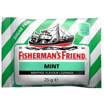 Fishermans Friend bonbóny dia mint/zelené 25g
