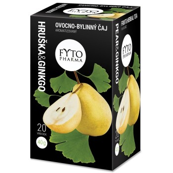 Fytopharma Ovocno-bylinný čaj hruška & ginkgo 20 x 2g