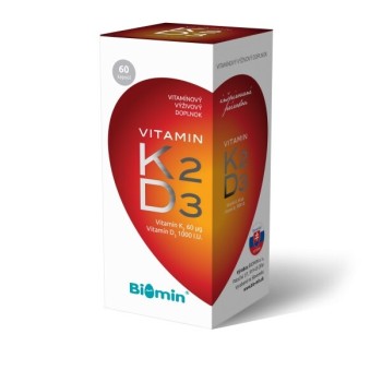 Biomin VITAMIN K2+D3 1000 I.U. 60 tob.