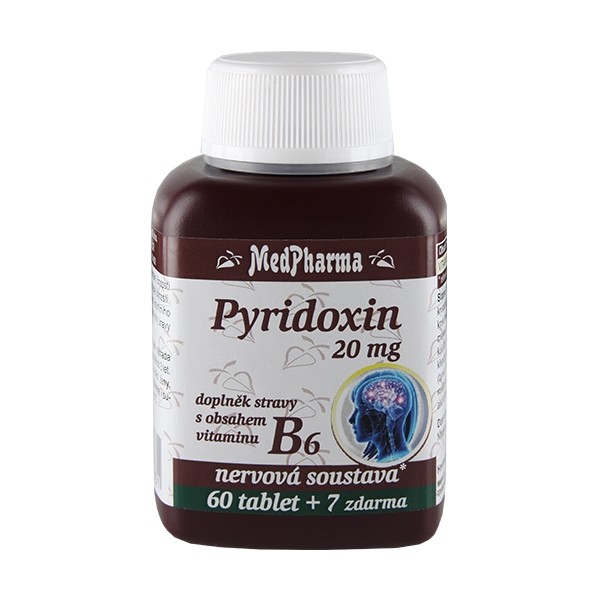 MedPharma Pyridoxin (vitamin B6) 20mg 67tbl