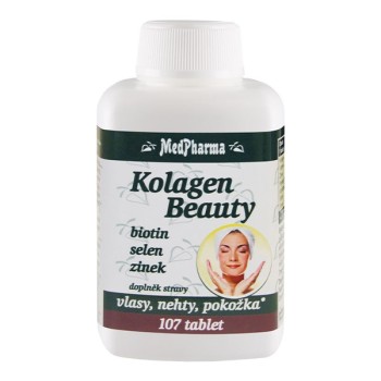 MedPharma Kolagen Beauty - Biotin, Selen, Zinek 107tbl