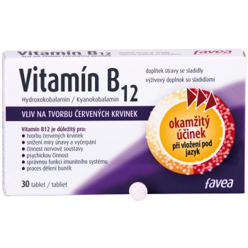 Favea Vitamín B12 30tbl