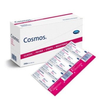 Rychloobvaz COSMOS Pevná strips 6cmx2cm/50x5ks