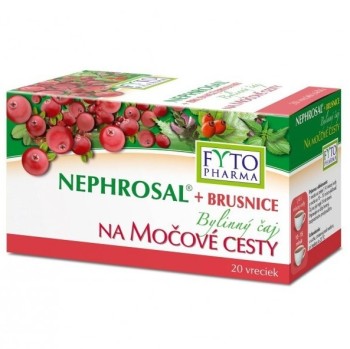 Fytopharma NEPHROSAL® + brusinky bylinný čaj 20 x 1.5g