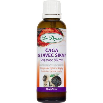 Dr.Popov Kapky bylinné Čaga-Rezavec šikmý 50ml