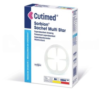 Cutimed Sorbion MultiStar superab.kr.pr.14cm 10ks