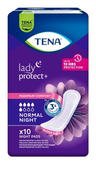 TENA Lady Protect+ Normal Night ink.vl.10ks 760765