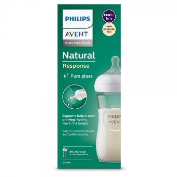 Avent Láhev Natural Response sklo 240ml 1m+