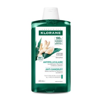KLORANE Šampon proti lupům s galangalem 400ml