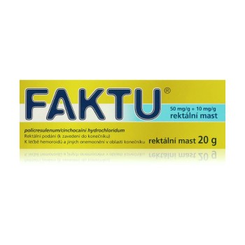 FAKTU 50mg/g+10mg/g rektální mast 1x20g