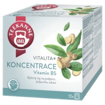 TEEKANNE Vitalita+Koncentrace s vit.B5 čaj 10x1.8g
